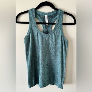 Athleta Momentum Seamless Teal Racerback Tank Top - Size S - athletic -workout